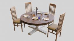 round dining table 3d warehouse | Page 1 | STLFinder