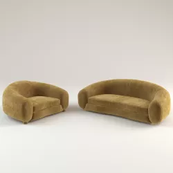 ROYERE STYLE POLAR BEAR SOFA 3D model