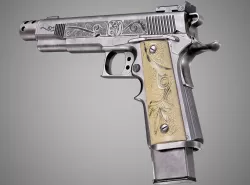Safari Arms Matchmaster Custom 1911 Pistol AAA PBR Game Ready Low-poly 3D model
