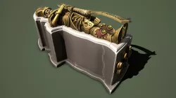 Sarcophagus Low-poly 3D model