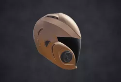 sci-fi helmet 3D model