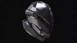 Scifi space helmet 3D model