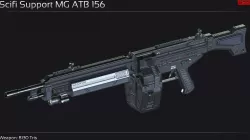 Scifi Support MG ATB 156 Low-poly 3D model