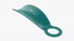 Shoehorn small plastic with hole 3D model