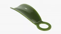 Shoehorn small plastic with hole v4 3D model