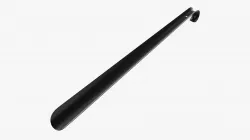 Shoehorn tall plastic with hole 3D model