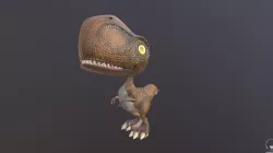 Silly Dino 3D model