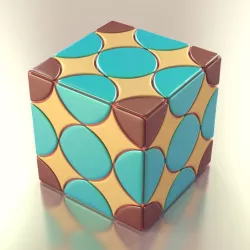 simple cube 3D model
