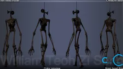 Siren head 3D model 3D model