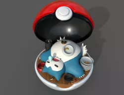 Snorlax 3D model