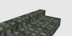 Sofa cum bed with bed 3D model