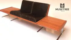 Sofa Robert Heritage Low-poly 3D model