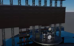 Stage Design by Chen Sithyfong Cambodia 3D model