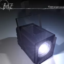 Stage light PC 3D model