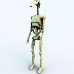 Star Wars Battle Droid 3D model