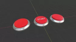 Start button 3D model