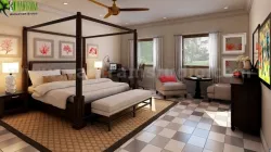 Stylish Interior Designed Bedroom Ideas by Yantram interior design for home San Diego, USA