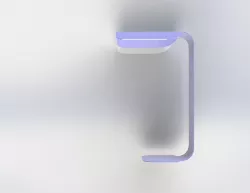 Table Lamp with Sheet Metal 3D model