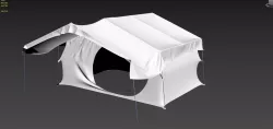 Tent 8-person Uw Opened  3D model