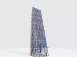 The Leadenhall Building Low-poly 3D model