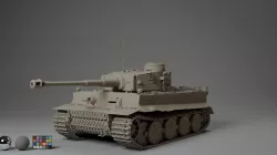 Tiger Tank 3D model
