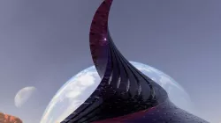 Twisted Layered Tower Futuristic 3D model
