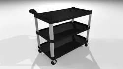 Utility Cart - Housekeeping Cart 3D model