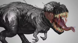 Venom Rex Marvel Print Ready Concept Dinosaur 3D model