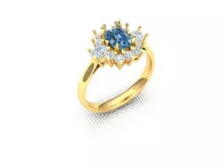 Vintage Ring 2 3D model
