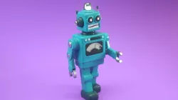 Vintage Toy Robot  3D model