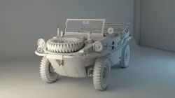 Volkswagen type 166 Schwimmwagen 3D model