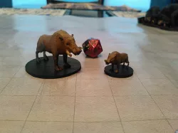 Wild Boar and Giant Wild Boar