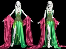 Wood Nymph Outfit 3D model