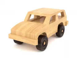 Wooden toy car 21 3D model