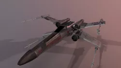 X-Wing Starfighter Star Wars Low-poly 3D model