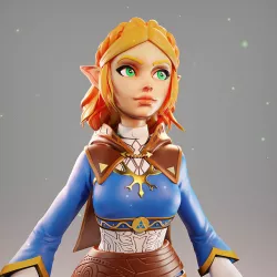 zelda 3D model