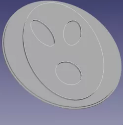 Alien Face Lens Cover