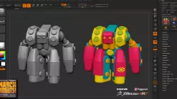 animate 3D robots