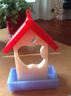 Apple logo Bird Feeder