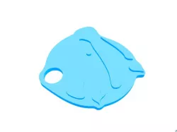 Badger Keychain