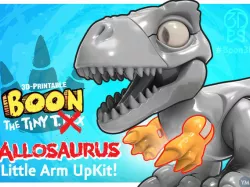 Boon the Tiny T. Rex: Allosaurus UpKit (Arms ONLY) - 3DKitbash.com