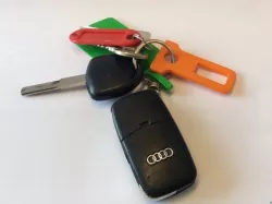 Buckle Plug Keychain