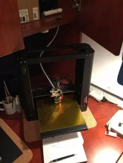 Cabinet Feed Tube for Printrbot Metal Plus