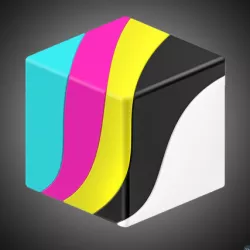 CMYKW Calibration Test Cube
