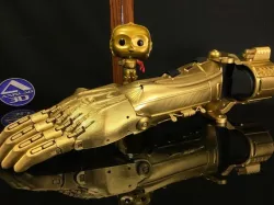 Custom Star Wars C3PO Themed, Team Unlimbited - e-NABLE Arm