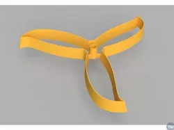 Cyclone triblade propeller cookie cutter