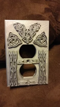 Electrical Plate Cover Viking Themed