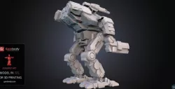 FanArt Battletech Marauder 3D Model Assembly Kit