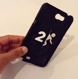 Galaxy Note 2 Case - Portal 2 Stencil