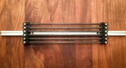 Glueing template for delta printer arms